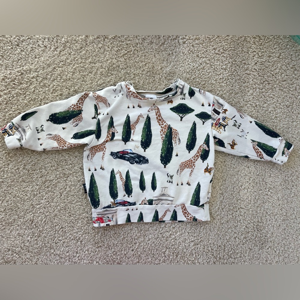 Hebe whimsical sweatshirt size 1-2yrs